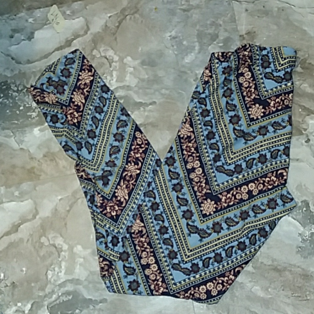 leggings with vintage design